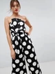 Хлопковый комбинезон ASOS AS03022020-2 S (75819S) Черный - изображение 3