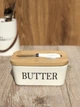Масленка с ножом и бамбуковой крышкой "Butter" - изображение 4