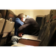 Подушка дорожня надувна Alloet, універсальна для подорожей з ПВХ з велюровим покриттям, колір-синій (AA0071) - зображення 2