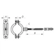 Хомут трубный оцинкованный KOER KCB.10.G 1-1/2" (47-51) серый (KR2788) - зображення 2