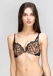 Бюстгальтер Gossard VIP Sparkle 15001мерехтливим гематитовим камінням з push-up на кісточках 80C Black (5053014552213) - изображение 2