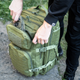 Военный Тактический рюкзак 36 л Хаки Warrior Assault Laser Cut 36L Olive с системой MOLLE Армейский Штурмовой + Тактические перчатки - изображение 6