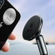 Магнитный держатель для смартфона Baseus Bullet Magnetic Bracket на клеящейся платформе Silver «SUYZD-0S» - изображение 4
