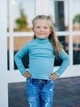 Дитяча водолазка-гольф Софія 3614 104 см Синьо-зелена (2002019142991) - зображення 2