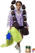 Кукла Барби Экстра 7 Модница Barbie Extra Doll #7 in Top, Shorts & Furry Shrug with Pet Pomeranian - изображение 1
