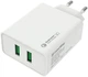 Сетевое зарядное устройство ColorWay 2 USB Quick Charge 3.0 (36W) White (CW-CHS017Q-WT) - изображение 1