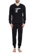 Піжама чоловіча Homewear MAD 36180 з довгим рукавом та принтом стильна зимова XL Noir (3700463536854) - зображення 1