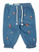Брюки в цветочек Benetton 4DHJ556NE 62 cm (8831862cm) Синий - изображение 1