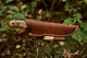 SHFERRO BPS Knives Универсальные Коричневые Кожаные Ножны с Кресалом - Чехол для ножа - Футляр для ножа - изображение 2