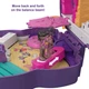 Игровой набор Полли Покет Mattel Polly Pocket Sparkle Stage Bow Compact Карманный Мир Стадия блеска (HCG17) - изображение 5