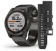 Часы Garmin Fenix 7X Sapphire Solar серый титановый карбон DLC с титановым ремешком - изображение 1