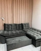 Кутовий диван Multi сірий Розкладний 255x150 - зображення 5
