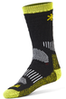 Термоноски Norfin (Норфин) Balance Wool, с шерстью мериноса, средней длинны, черные с вставками 45-47 - изображение 1
