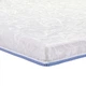 Тонкий матрас на диван (футон, топер) EUROSLEEP SUPER STRONG (6см, 3/3) жакардовый чехол 80х200 - изображение 4