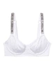Купальник push-up со стразами Victoria's Secret Shine Strap 34D-L белый (70400133649QBF34D/L) - изображение 4