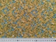 Ткань Шифон креповый осенние цветы, горчица с голубым, пог. м. (ш33, 2002024, д5 цв4) - изображение 4