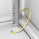 Серверна шафа IP 19" настінна 18U 600x600 розбірна, скло, сірий - зображення 4