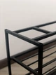Полиця для взуття RS 3-100см ЧОРНА / ДУБ СОНОМА (металева, розбірна,LOFT-стиль) - зображення 4