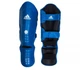 Захист гомілки та стопи з ліцензією Wako Semi Contact ADIDAS WAKOB01 синій L - зображення 1