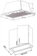Вытяжка BORGIO BBI (TR) 5840 white glass MU 850 - изображение 6