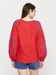 Вышиванка женская с узором NARODNYY BUTIK 1018.1 42 Красная (NB2000000236643) - изображение 2