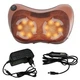 Автомобильная массажная подушка под шею и для спины Massage Pillow с инфракрасным прогреванием, Brown - изображение 4