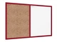 Дошка DUO Allboards (коркова+магнітна поверхня) 90 х 60 см кольорова рама - зображення 2