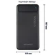 Повербанк (универсальная мобильная батарея) Awei P5K 10000 mah 2xUSB p5k-b - изображение 7