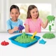 Набор песка для детского творчества - KINETIC SAND ЗАМОК ИЗ ПЕСКА (зеленый, 454 г, формочки, лоток) - изображение 2
