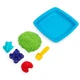 Набор песка для детского творчества - KINETIC SAND ЗАМОК ИЗ ПЕСКА (зеленый, 454 г, формочки, лоток) - изображение 3