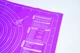 Силіконовий килимок для розкачування тіста Baking Mat 45*60 см Violet - изображение 3