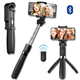 Селфи палиця штатив тринога для телефону Bluetooth з пультом Selfie Stick L01 Чорний - зображення 1