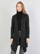 Кардиган с примесью шерсти вязаный женский Colin's CL1044880BLK S Черный - изображение 1
