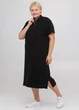 Платье-поло Ukreina Трикотаж L Черное U22Pla0964 - изображение 1