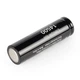 Аккумулятор 14500/AA литий-ионный (Li-Ion) Soshine 14500-3.7-900 Button Top, 900mAh, 1.8A, 4.2/3.7/2.8V, Black - изображение 3