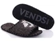 Мужские фетровые тапочки VENDS 338 коричневый 42-43р 28,5 см - изображение 1