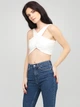 Топ однотонный кэжуал ASOS ASJ240719-18 S (66507S) Белый - изображение 1