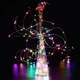 Светодиодная новогодняя гирлянда на батарейках Springos 9.9 м 100 LED Pilot CL0104 Mix - изображение 2