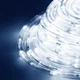 Світлодіодна Гірлянда дюралайт зовнішня вулична Springos Rope Lights 10 м 240 LED CL1201 новорічна холодний білий - зображення 9