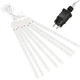 Светодиодная Гирлянда метеоритный дождь Springos 3 м 144 LED CL1213 новогодняя холодный белый - изображение 3