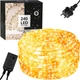 Уличная новогодняя гирлянда дюралайт Springos Rope Lights 10 м 240 LED CL1200 Warm White - изображение 1