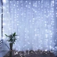 Светодиодная Гирлянда водопад штора Springos 2 x 2 м 400 LED CL0098 новогодняя холодный белый - изображение 9