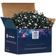 Вулична новорічна гірлянда Springos 15 м 300 LED CL0320 Cold White - зображення 8