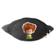 Сумка Бананка Монстры на каникулах 001 на пояс Cappuccino (MRE 001-black) черный - изображение 1