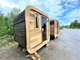 Дерев'яна сауна GreenBerg Cube Quadro Old Wood 2x2м - зображення 7