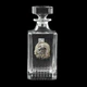 Сет для віскі Boss Crystal «Козак» графин з козаком, 4 склянки з платиною, накладки срібло та золото - зображення 8