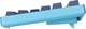 Клавиатура проводная Akko 3087 Mirror of the Sky Cherry MX Silent Red USB Blue (A3087_MI_CSR) - изображение 7