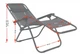 Шезлонг лежак Zano Gravity light gray 2 шт - зображення 4