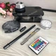 Переносний горизонтальний портативний кальян Hookah з підсвічуванням, силіконовою чашею і калаудом - зображення 1