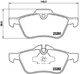 Гальмівні колодки дискові Brembo (P06030) - зображення 1
